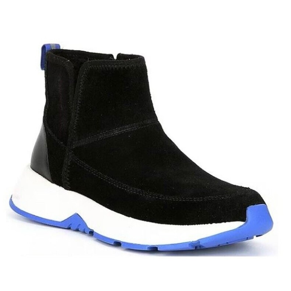 Nurture Rainier Black Suede‎ High Top Cold Weather Platform Booties
